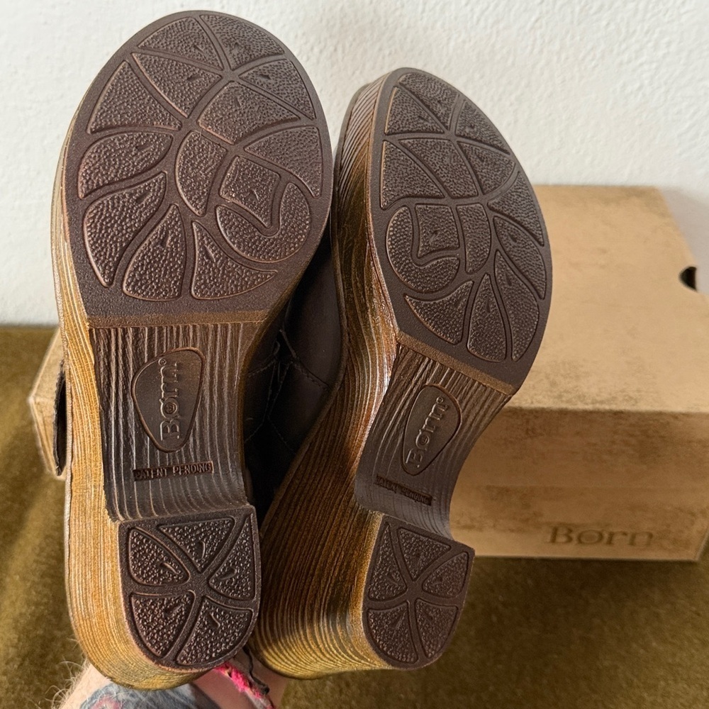 Born Mahal Mule Leather Clog Shoes Womens 7 - Picture 7 of 7
